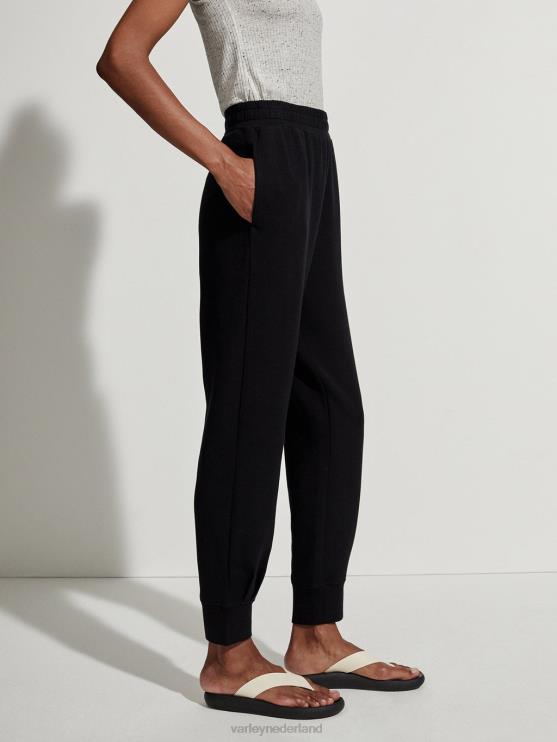 BD04L335 zwart hyde relaxte joggingbroek met boorden vrouwen Varley kleding