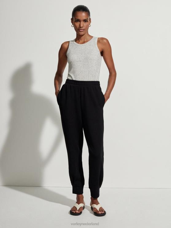 BD04L335 zwart hyde relaxte joggingbroek met boorden vrouwen Varley kleding