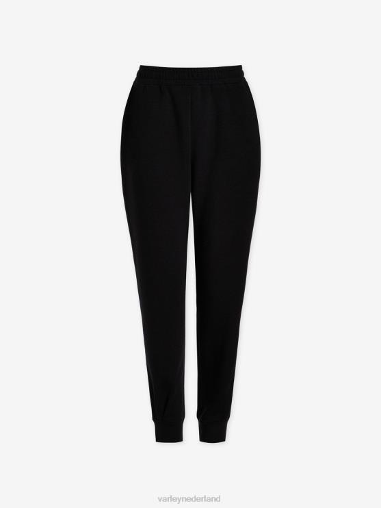 BD04L335 zwart hyde relaxte joggingbroek met boorden vrouwen Varley kleding