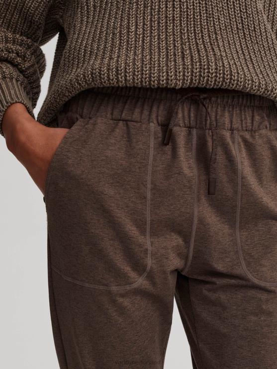 BD04L374 diepe chocolade mergel hertog jogger vrouwen Varley kleding