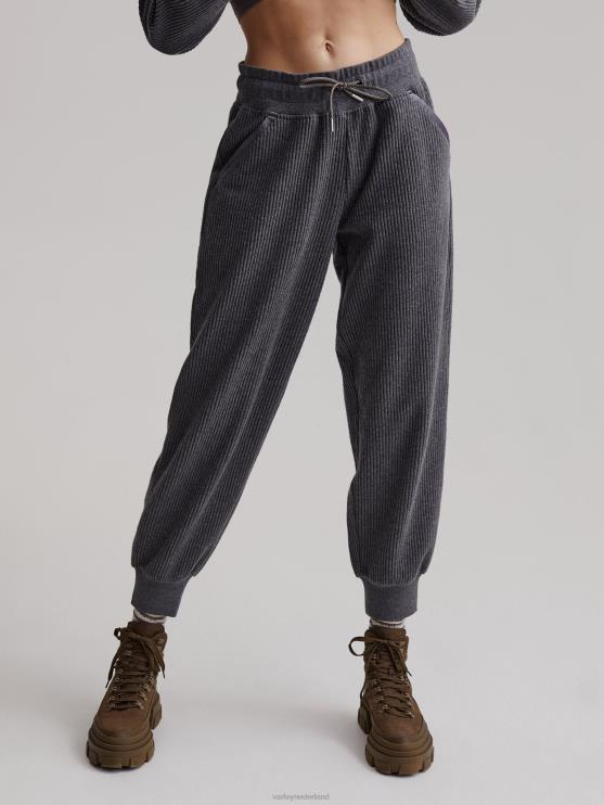 BD04L379 houtskool mergel ascot joggingbroek vrouwen Varley kleding