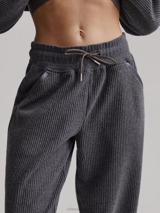 BD04L379 houtskool mergel ascot joggingbroek vrouwen Varley kleding