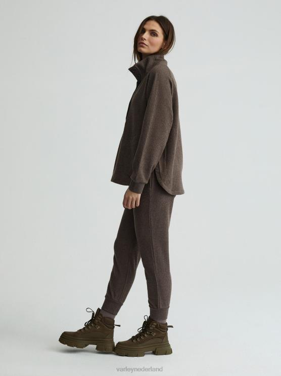 BD04L381 chocolade mergel russel joggingbroek vrouwen Varley kleding