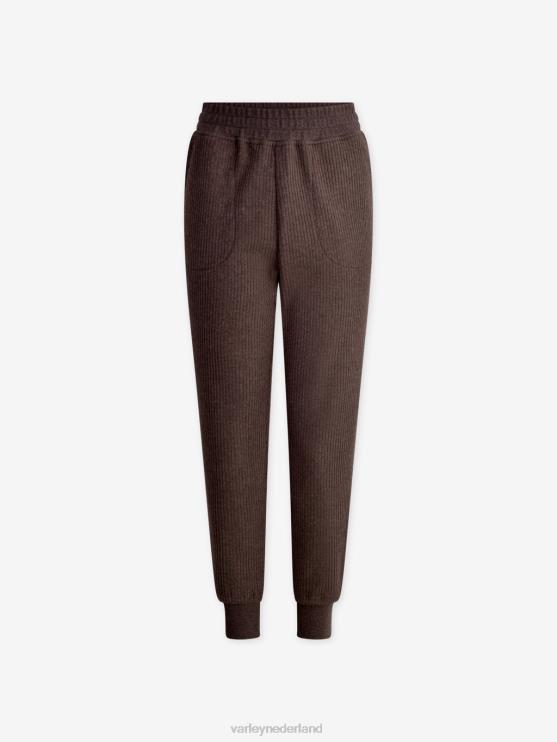 BD04L381 chocolade mergel russel joggingbroek vrouwen Varley kleding