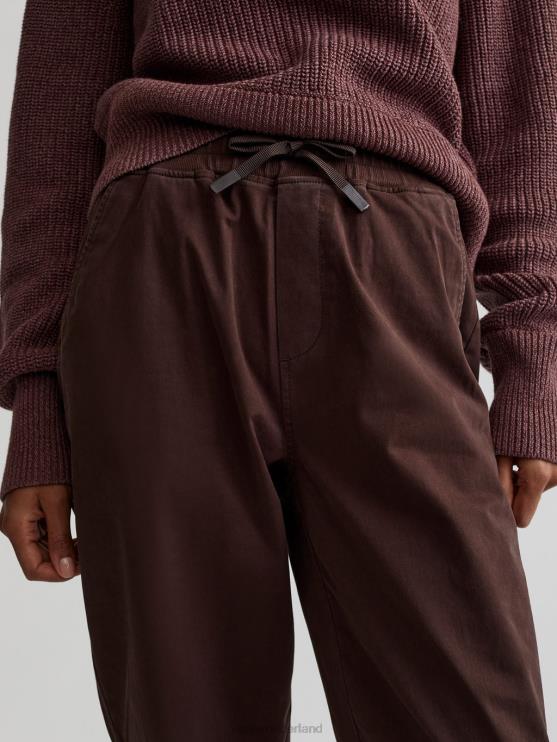 BD04L395 koffieboon donovan broek vrouwen Varley kleding
