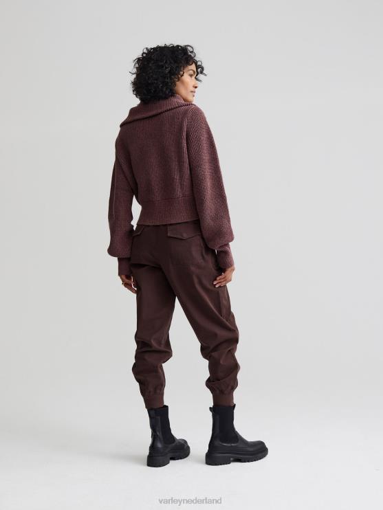 BD04L395 koffieboon donovan broek vrouwen Varley kleding