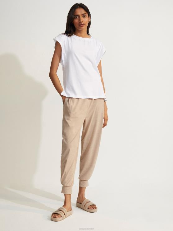 BD04L400 taupe mergel custer joggingbroek vrouwen Varley kleding