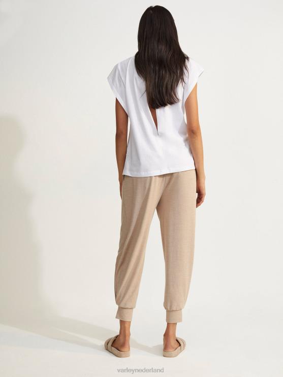 BD04L400 taupe mergel custer joggingbroek vrouwen Varley kleding