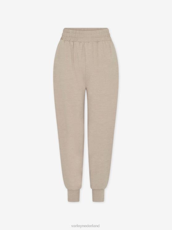 BD04L400 taupe mergel custer joggingbroek vrouwen Varley kleding