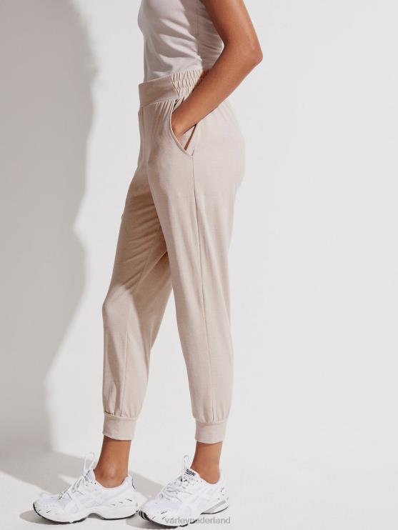 BD04L403 zilvergrijs gemêleerd siena jogger vrouwen Varley kleding