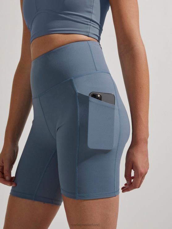 BD04L313 blauwe luchtspiegeling laten we gaan pocket short 7 