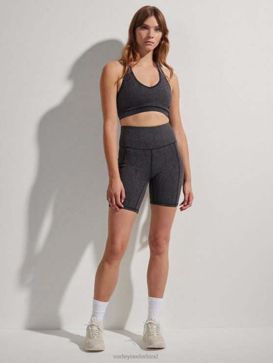 BD04L314 zwarte rasterslang laten we gaan pocket short 7 