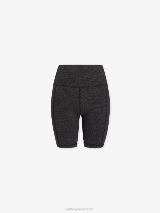 BD04L314 zwarte rasterslang laten we gaan pocket short 7 