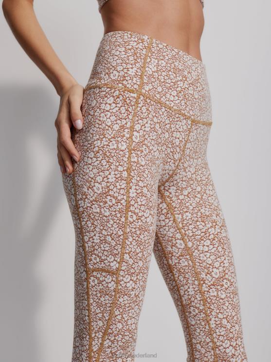 BD04L271 micro bloemen let's move zakhoge legging 25