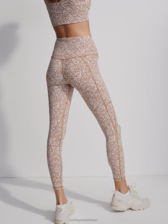 BD04L271 micro bloemen let's move zakhoge legging 25