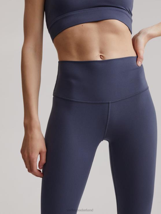 BD04L297 ombre blauw altijd hoge legging 25