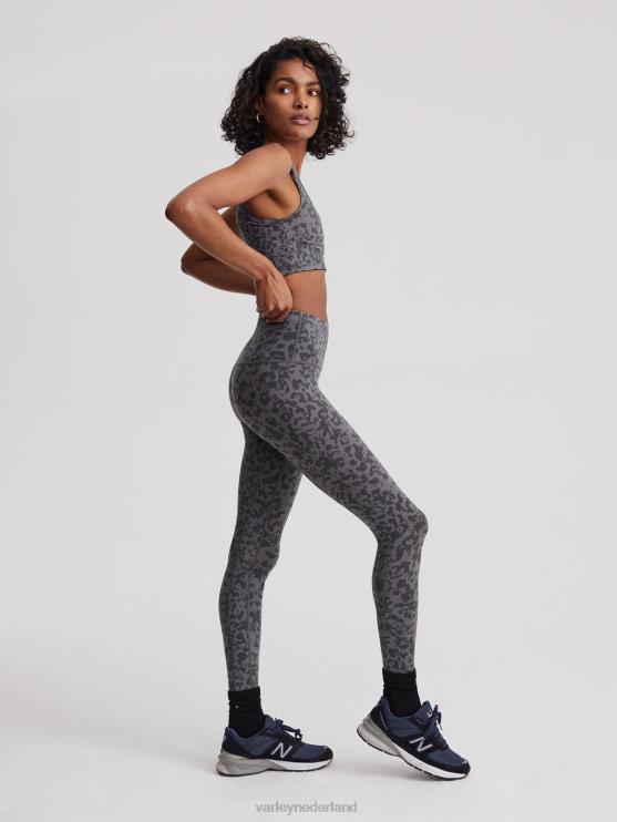 BD04L325 zwartgeblakerd vervormd dier let's move zakhoge legging 25