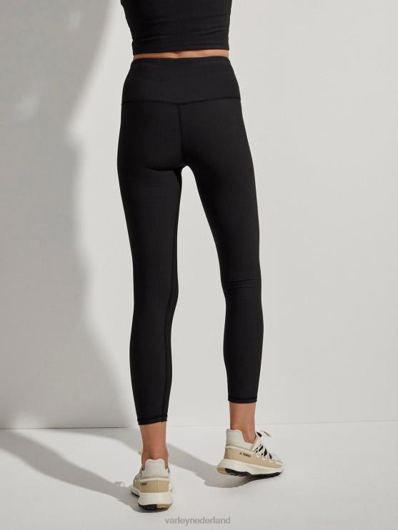BD04L344 zwart let's move rib hoge legging 25