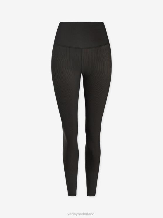 BD04L344 zwart let's move rib hoge legging 25