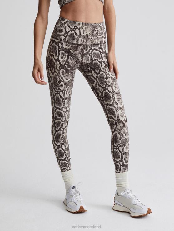 BD04L349 taupe ratelslang let's go legging met hoge taille 25