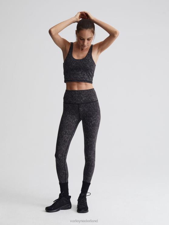 BD04L351 monochrome jachtluipaard let's go legging met hoge taille 25