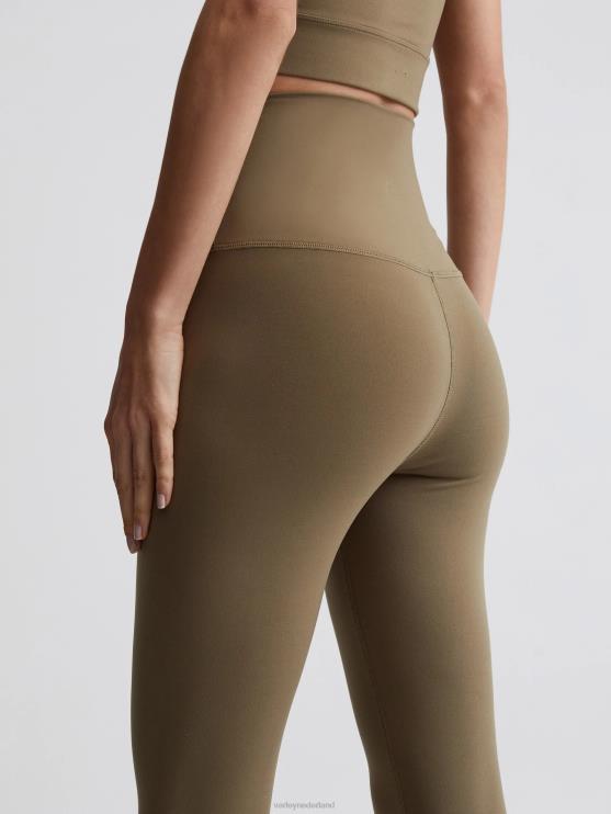 BD04L387 stoffig groen altijd superhoge legging 25" vrouwen Varley kleding