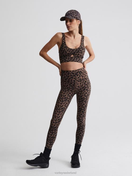 BD04L398 koper wazig dier let's go superhoge legging 25
