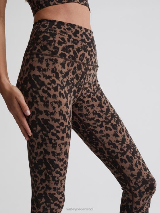 BD04L398 koper wazig dier let's go superhoge legging 25