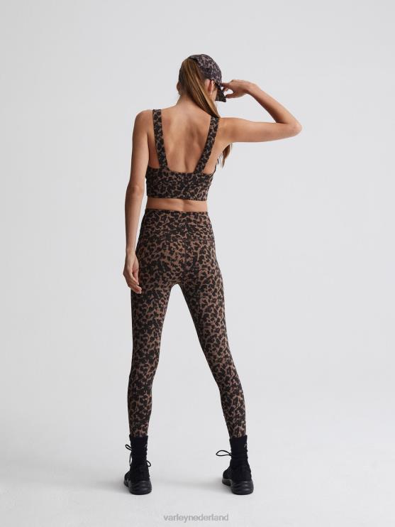 BD04L398 koper wazig dier let's go superhoge legging 25