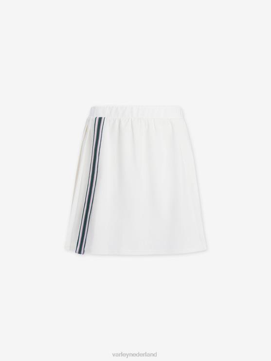 BD04L263 wit neyland skort met hoge taille 15,5