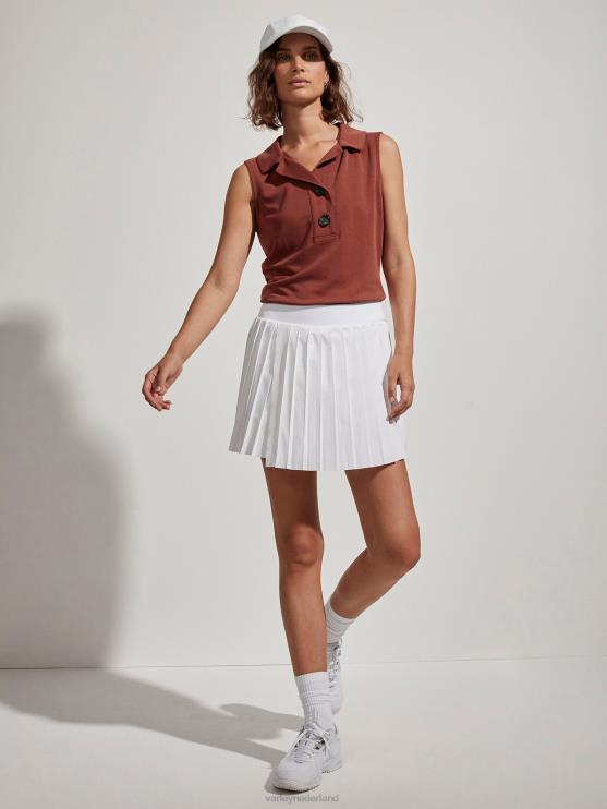 BD04L354 wit kalmia halfhoge skort vrouwen Varley kleding