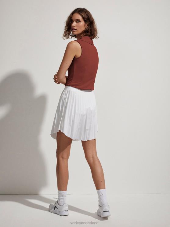 BD04L358 wit newman hoogbouw skort vrouwen Varley kleding