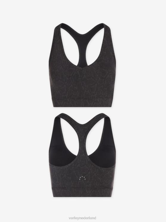 BD04L129 zwarte rasterslang laten we gaan park bh vrouwen Varley kleding
