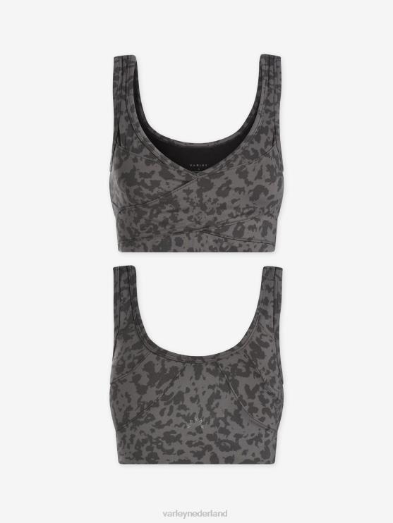 BD04L29 zwartgeblakerd vervormd dier laten we Kellam BH verplaatsen vrouwen Varley kleding