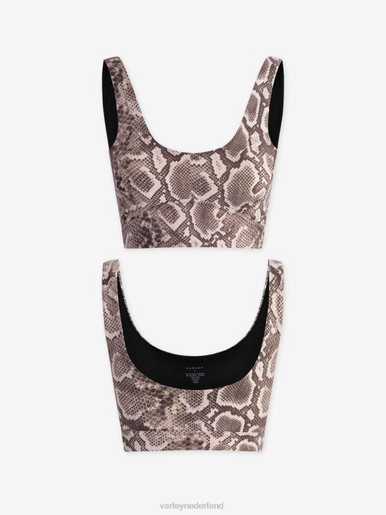 BD04L50 taupe ratelslang laten we gaan Elsie BH vrouwen Varley kleding