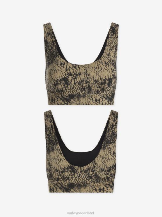 BD04L53 zachte taupe aligator laten we severn beha verplaatsen vrouwen Varley kleding