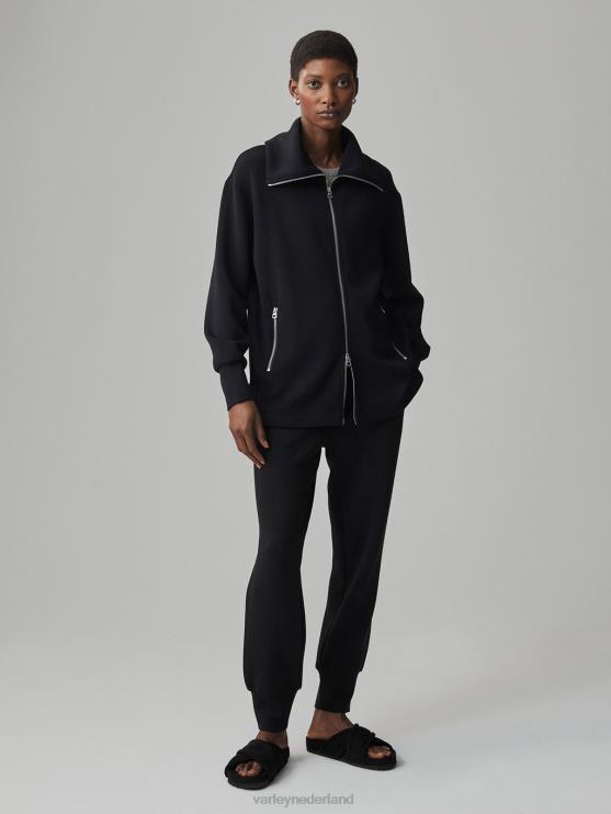 BD04L111 zwart adair jack met ritssluiting vrouwen Varley kleding