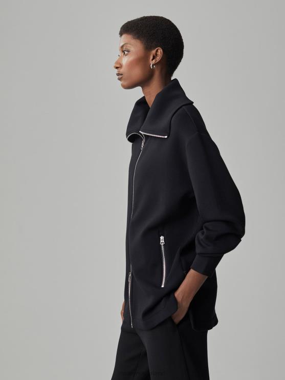BD04L111 zwart adair jack met ritssluiting vrouwen Varley kleding
