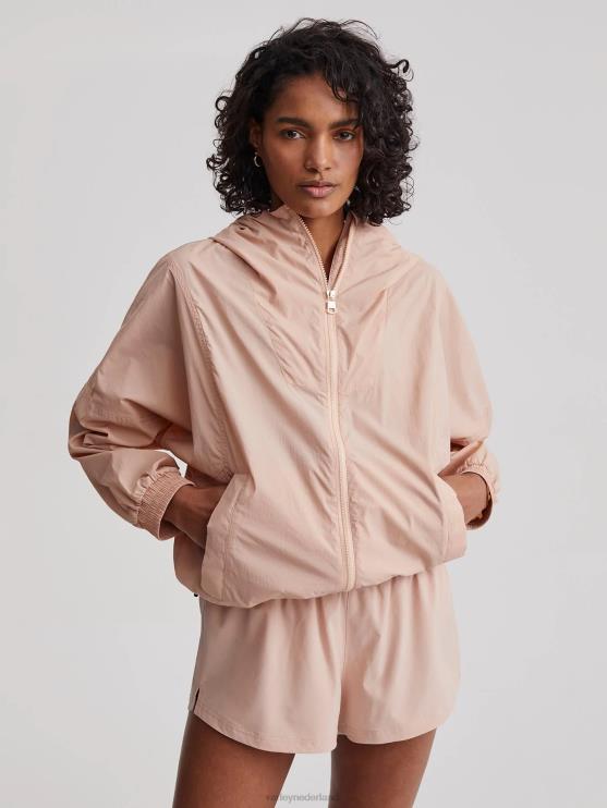 BD04L414 mahonie roos blake windjack vrouwen Varley kleding