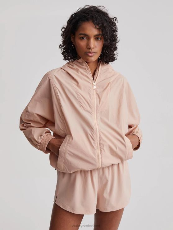 BD04L414 mahonie roos blake windjack vrouwen Varley kleding
