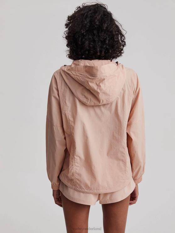 BD04L414 mahonie roos blake windjack vrouwen Varley kleding