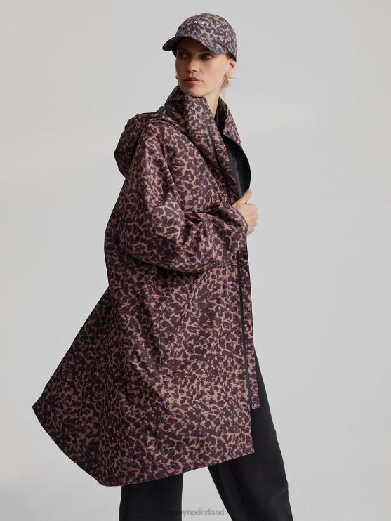 BD04L417 koper wazig dier cavanagh 2.0 regenjack vrouwen Varley kleding