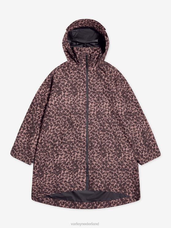 BD04L417 koper wazig dier cavanagh 2.0 regenjack vrouwen Varley kleding