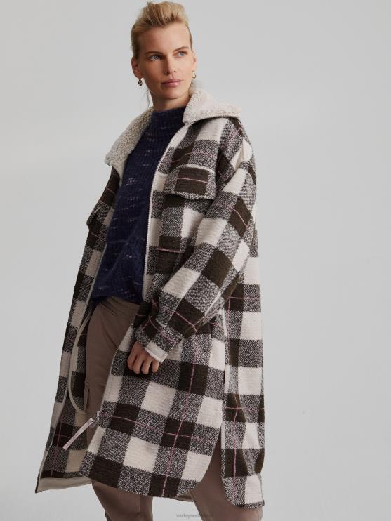 BD04L420 winterkoninkje macro controleren dikke vacht vrouwen Varley kleding