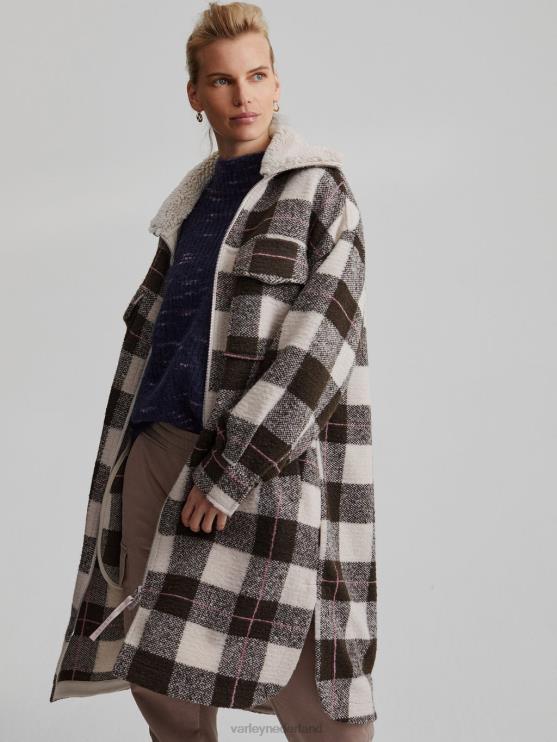 BD04L420 winterkoninkje macro controleren dikke vacht vrouwen Varley kleding