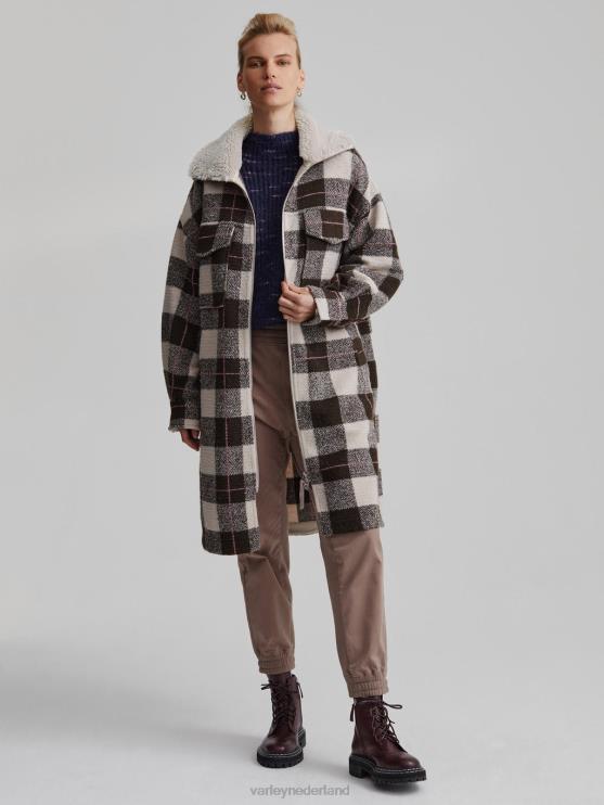 BD04L420 winterkoninkje macro controleren dikke vacht vrouwen Varley kleding