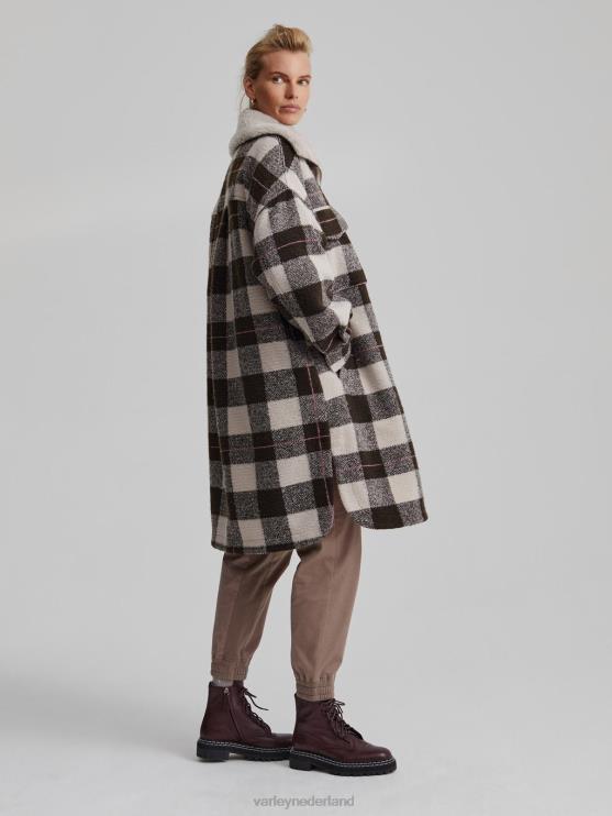 BD04L420 winterkoninkje macro controleren dikke vacht vrouwen Varley kleding