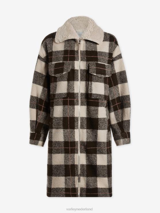 BD04L420 winterkoninkje macro controleren dikke vacht vrouwen Varley kleding