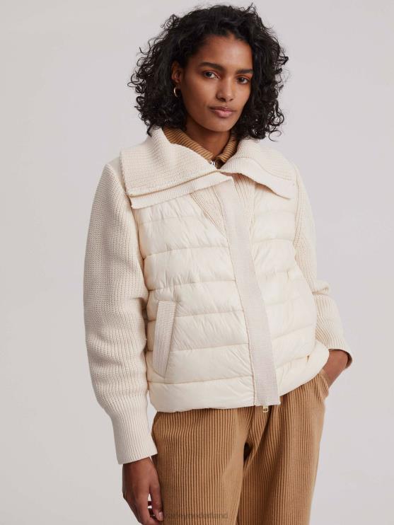 BD04L432 witkop grijs montrose jas vrouwen Varley kleding