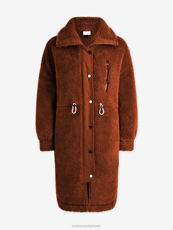 BD04L438 karamel café jones jas vrouwen Varley kleding